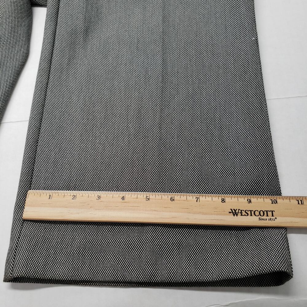 Vintage Fashion Bug Dress Pants Womens 18W Gray Pattern Bootcut Tailored Office - Picture 14 of 16